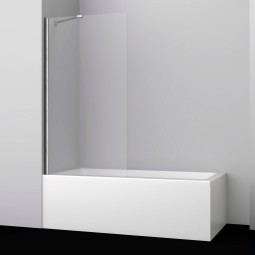 Шторка для ванны WasserKRAFT Spree 14P 140х80 14P01-80 никель