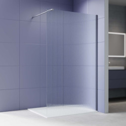 Душевая перегородка Акватек Walk In 90x200 AQ.WI.090.2GM оружейная сталь
