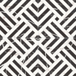 Керамогранит Etili Seramik Apollon Charcoal Black Pre-cut 45x45