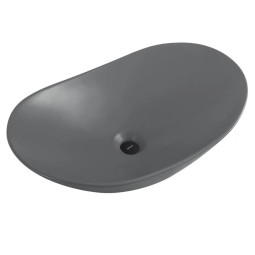 Раковина BelBagno 60,5х36 BB1404-H311 серый матовый